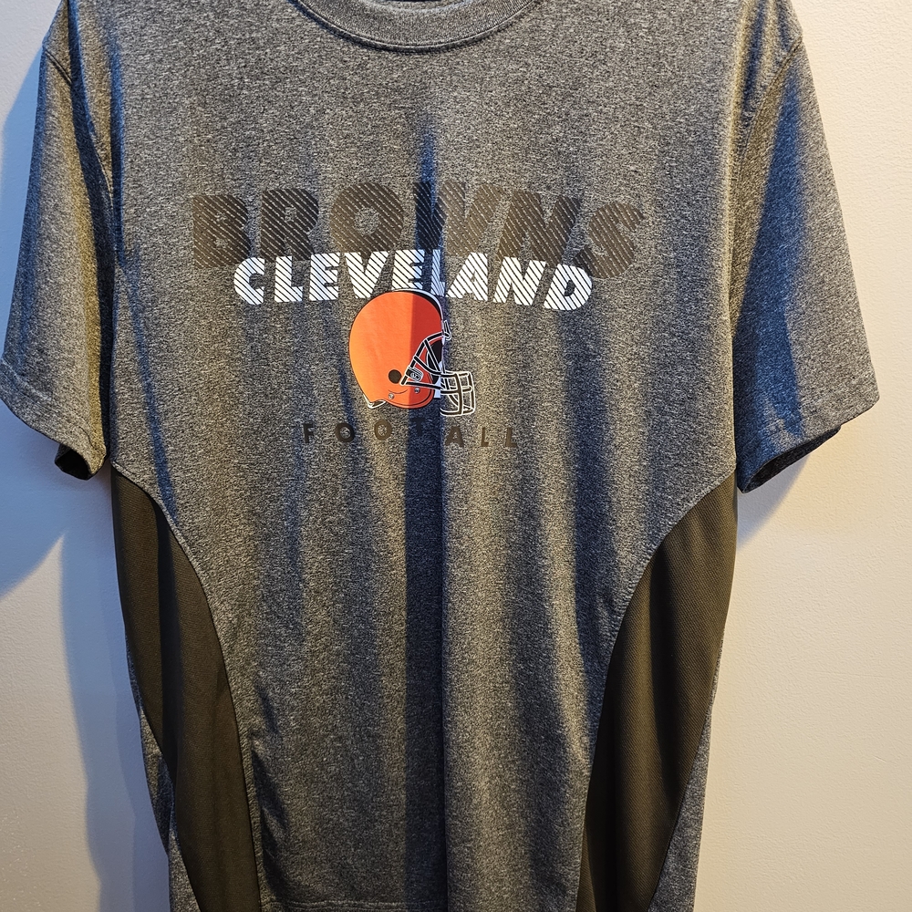 Cleveland Browns Gray Short Sleeve Tee